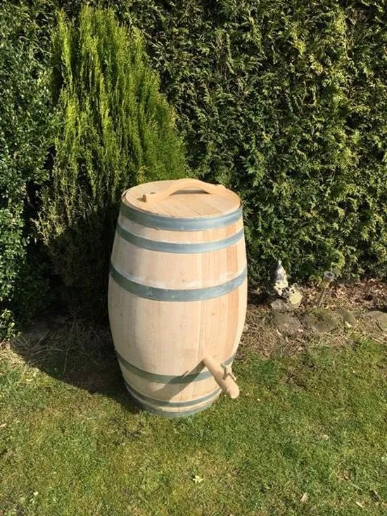 Ton 100 liter kastanje kraan/handvat