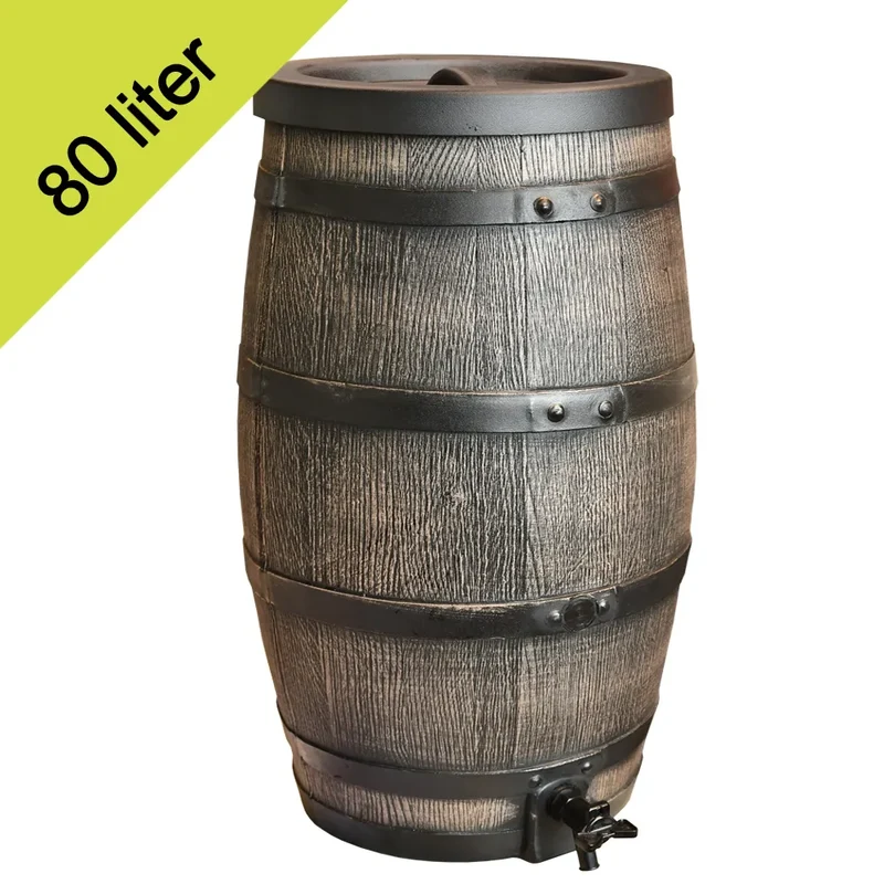 Roto regenton 80 liter bruin