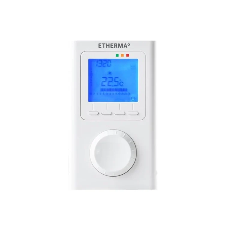 Etherma ET-14A Draadloze kamerthermostaat, lcd-display met tijd en weekprogramma