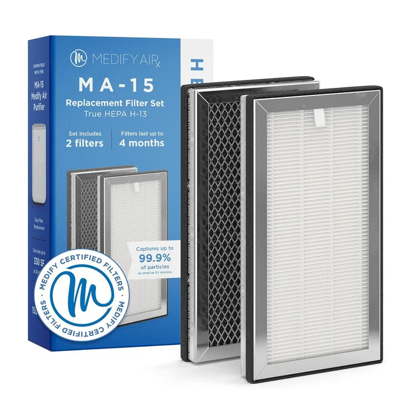 Medify Air MA-15 Vervangingsfilter – HEPA H13 – 2 Stuks