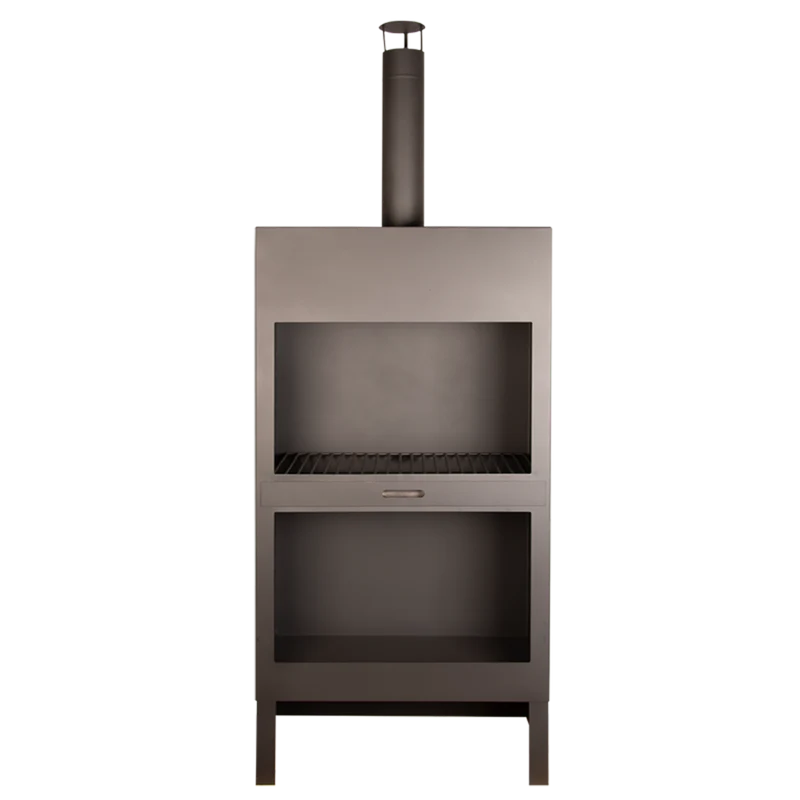 Terraskachel + houtopslag zwart XL