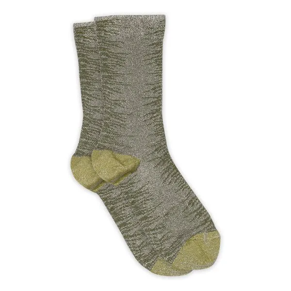 Ulla glitter socks | Champagne