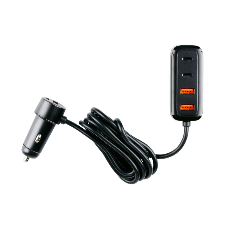 All Ride Autolader 12-24V met 6 Poorten USB Type-C & Type-A