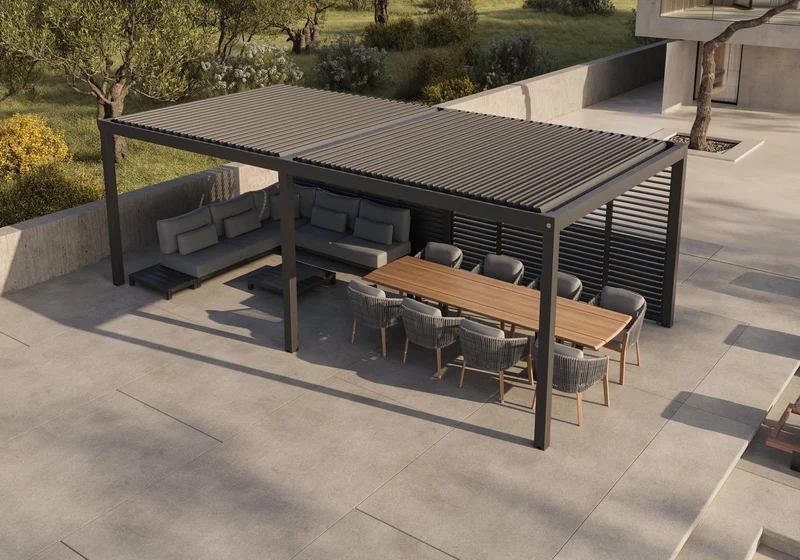 Tuinoverkapping Luxe - uitbreidingssets