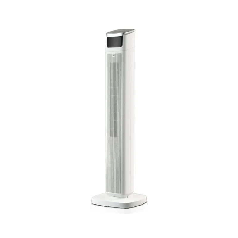 Tower fan with remote control and timer