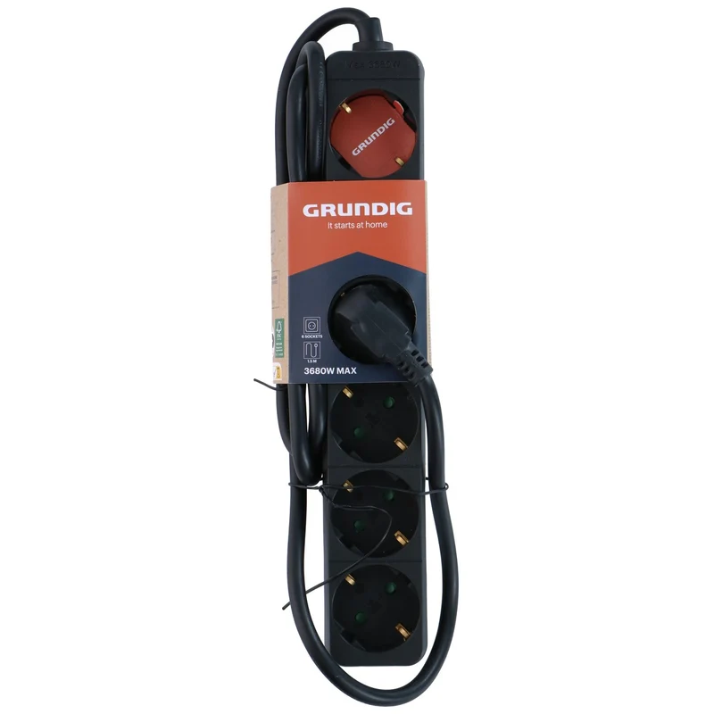 Grundig Stekkerdoos 6Voudig - 1.5M