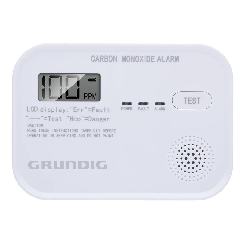 Grundig Koolmonoxidemelder 10 Jaar Batterij – CO Melder