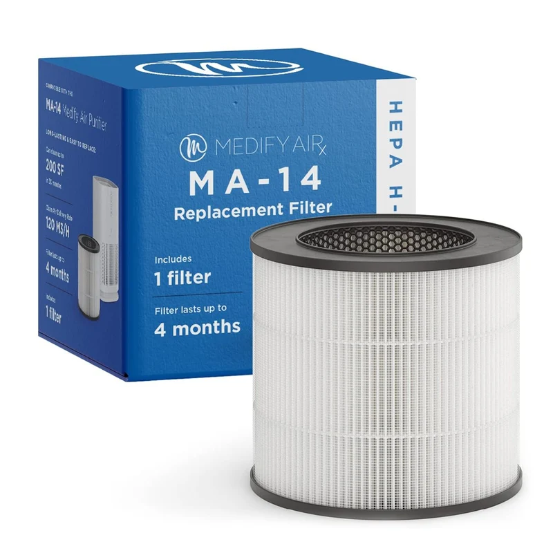 Medify Air MA-14 Vervangingsfilter – HEPA H13 – 1 Stuk – Luchtfilter – Actieve Koolstof – Luchtzuivering