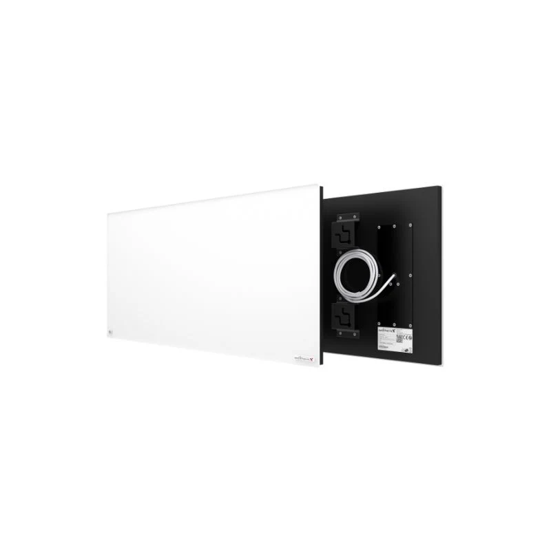Welltherm infraroodverwarming Wit satin paneel 750 x 1500 x 20 mm 1250 Watt