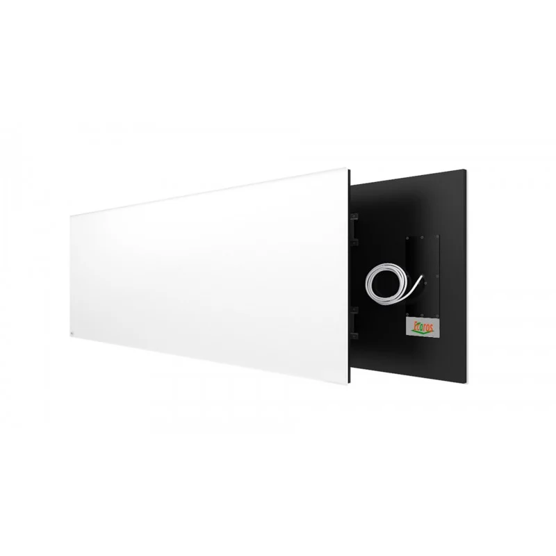 Ecaros Infrarood verwarmingspaneel satin glas 600 x 1500 x 20 mm 1000 Watt