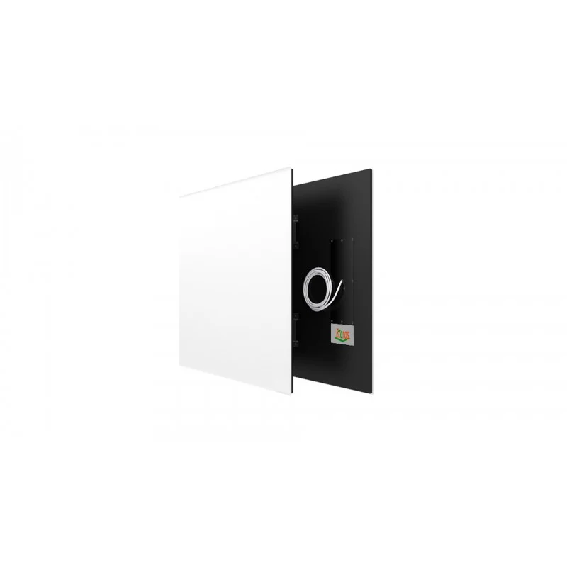 Ecaros Infrarood verwarmingspaneel satin glas 600 x 600 x 20 mm 400 Watt