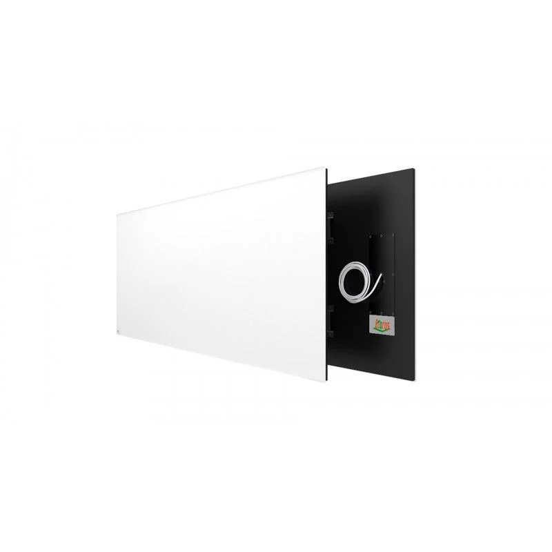Ecaros Infrarood verwarmingspaneel wit glas 600 x 1200 x 20 mm 800 Watt