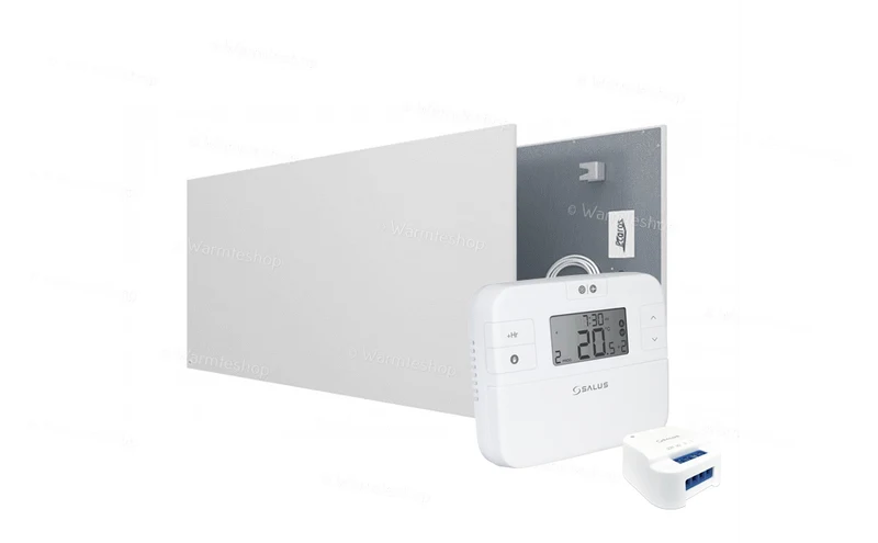 Set Ecaros Infrarood paneel metaal - 1250 Watt - Badkamer 10 à 12 m²
