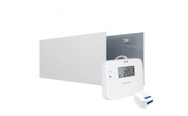 Set Ecaros Infrarood paneel metaal - 1000 Watt - Woonkamer 12 à 16 m²