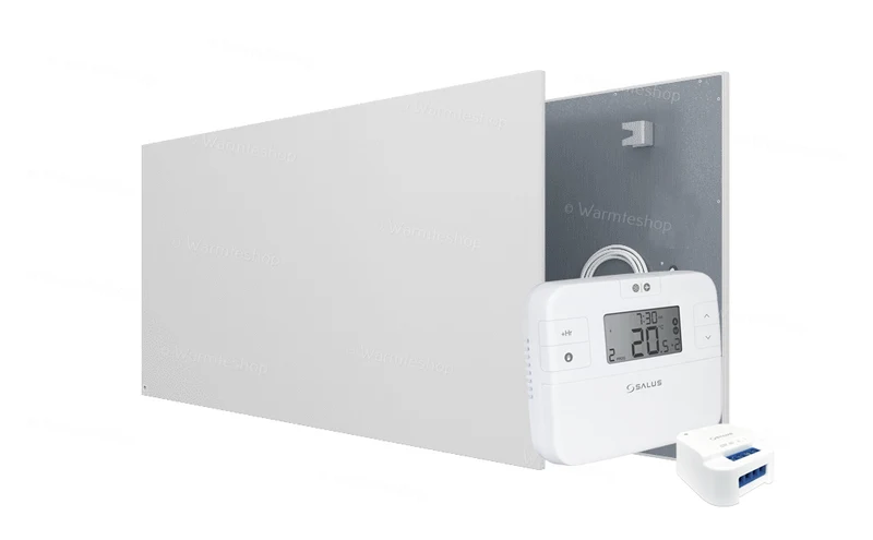 Set Ecaros Infrarood paneel metaal - 2400 Watt - Woonkamer 32 à 38 m²