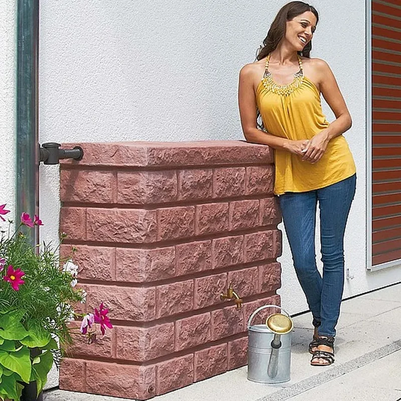ROCKY muurton 400 ltr steenrood M