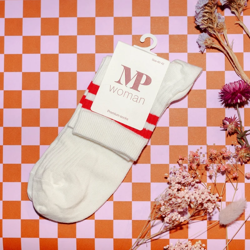 Aida short socks | Tomato