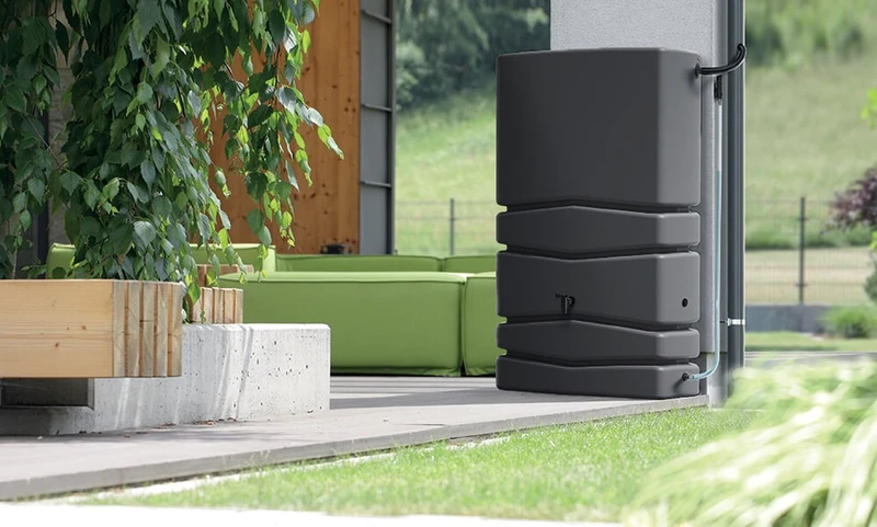 Aqua Tower regenton 350 liter antraciet