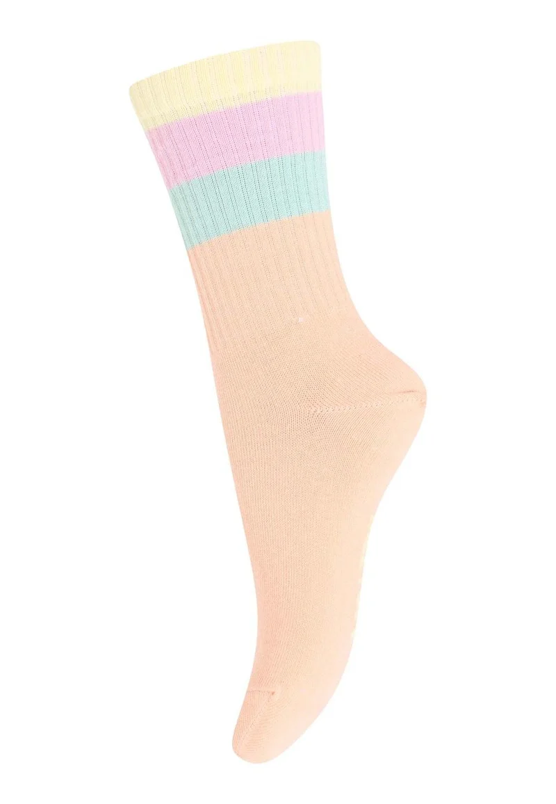 MP | Wide stripes socks | Peach Perfect col.1070