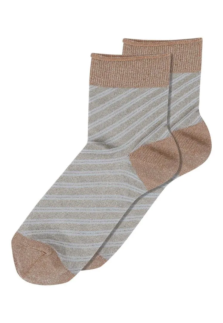 MP | Elisa glimmer short socks col. 725 Champagne