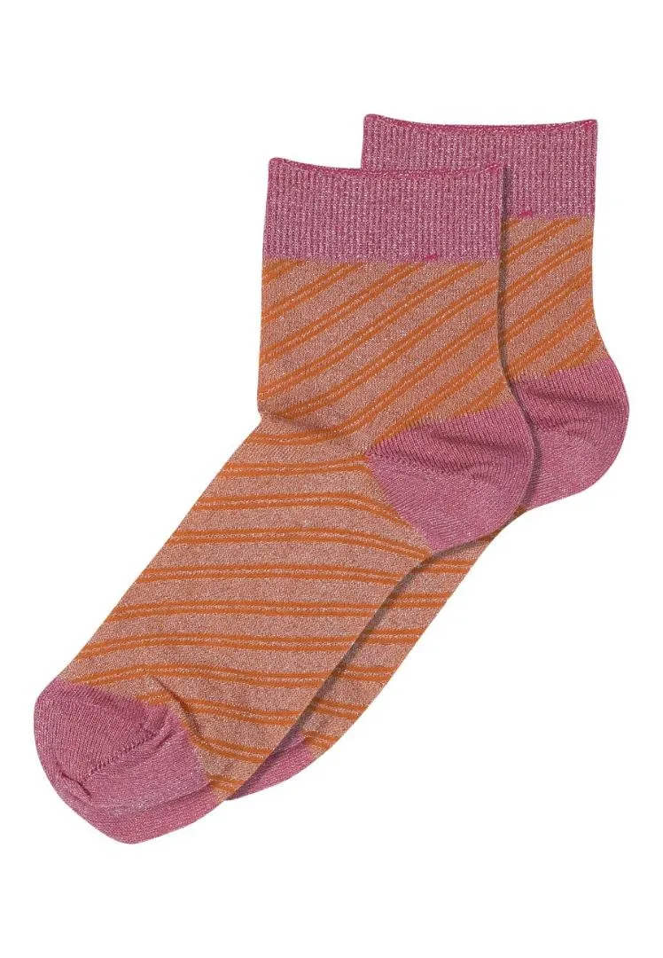 MP | Elisa glimmer short socks col. 815 Muskmelon