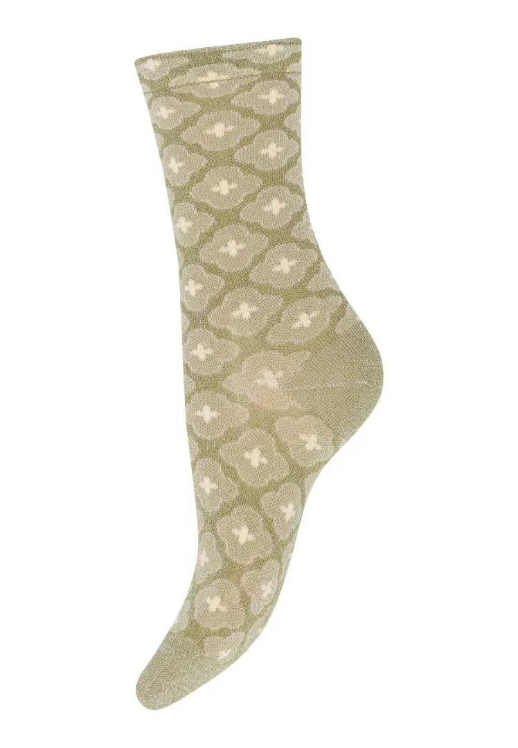 MP | Hella glitter socks col. 3023 Avocado Oil