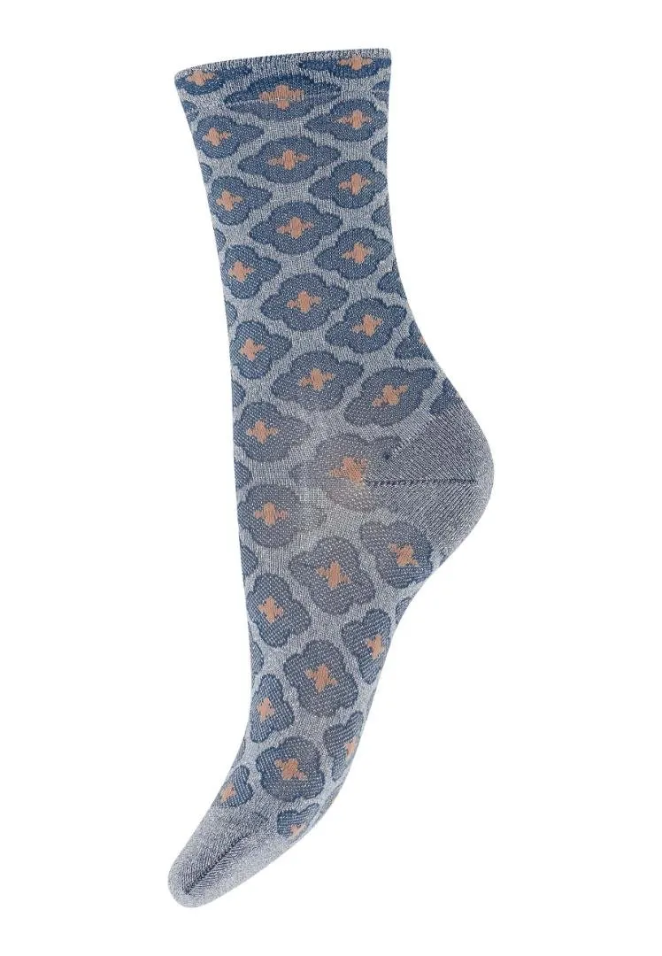 MP | Hella glitter socks col. 4222 Stone Blue