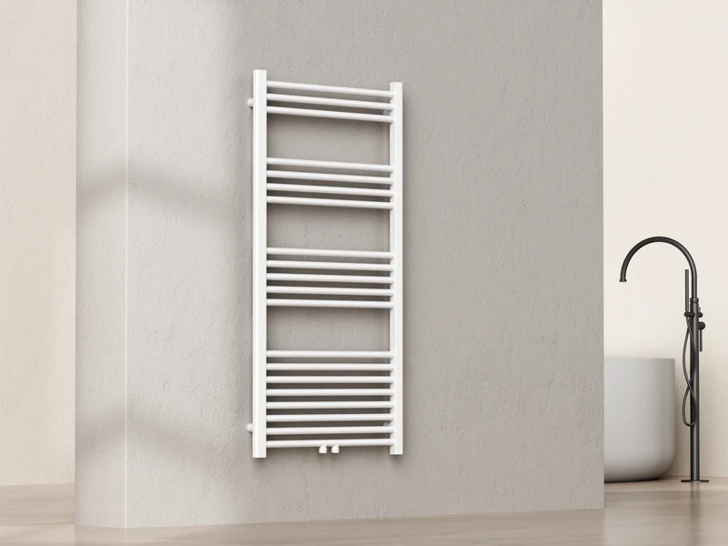 Sanoterra Fero design radiator 120x60 cm wit 524W midden/zij aansluiting