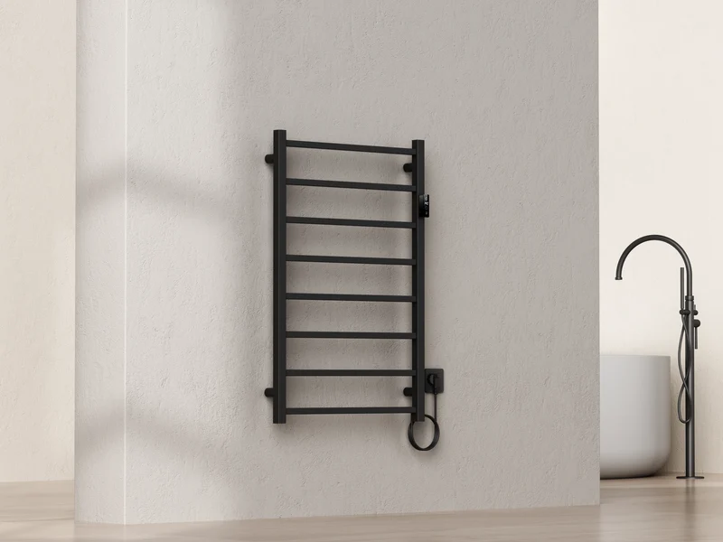 SanoTerra Nova elektrische design radiator 92x60 cm mat zwart 200W