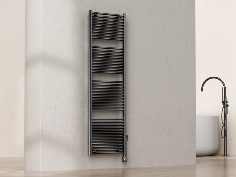 SanoTerra Evo elektrische radiator met smart wifi 181,7x60 cm gun metal 1000W