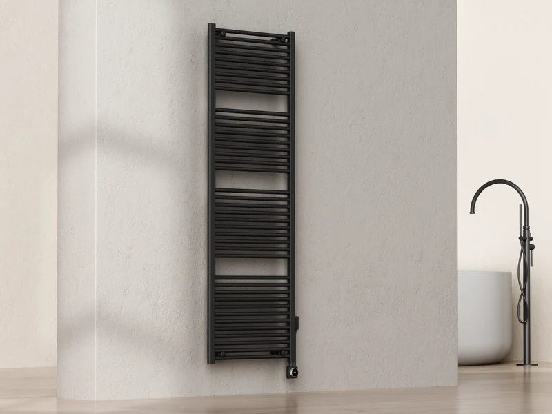 SanoTerra Evo elektrische radiator met smart wifi 181,7x60 cm mat zwart 1000W