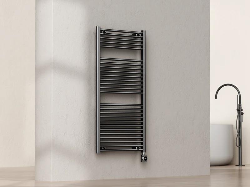 SanoTerra Evo elektrische radiator met smart wifi 118,5x60 cm gun metal 700W