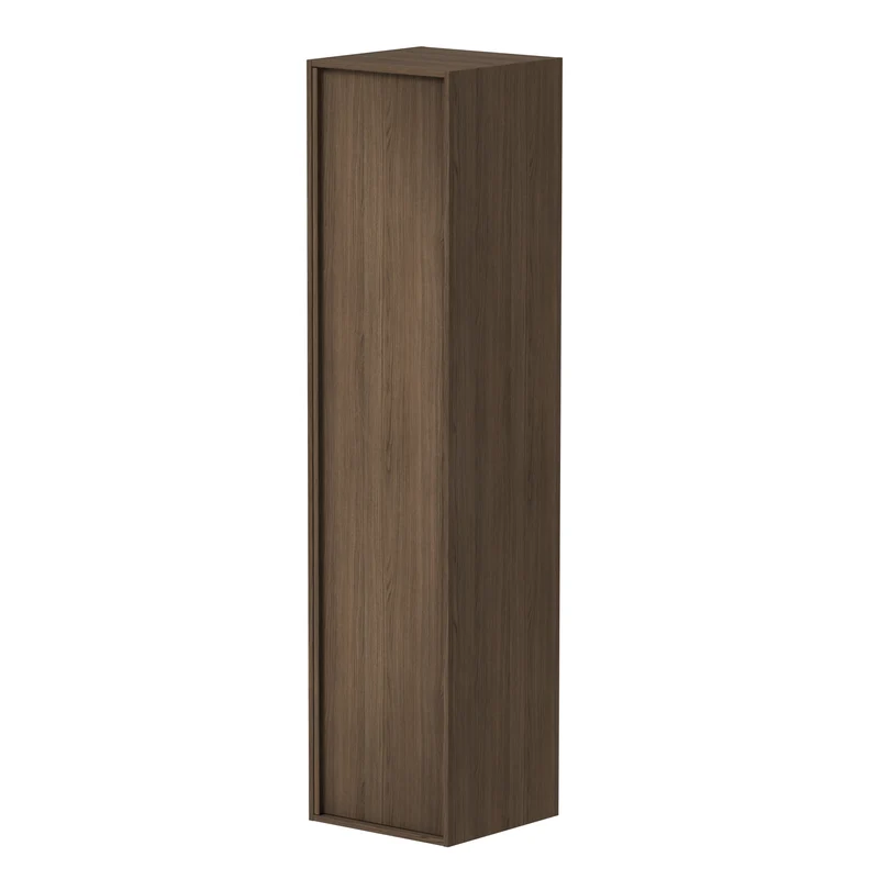 SanoBlu Riva badkamerkast 160x37,6x36,9cm echt eikenfineer bruin