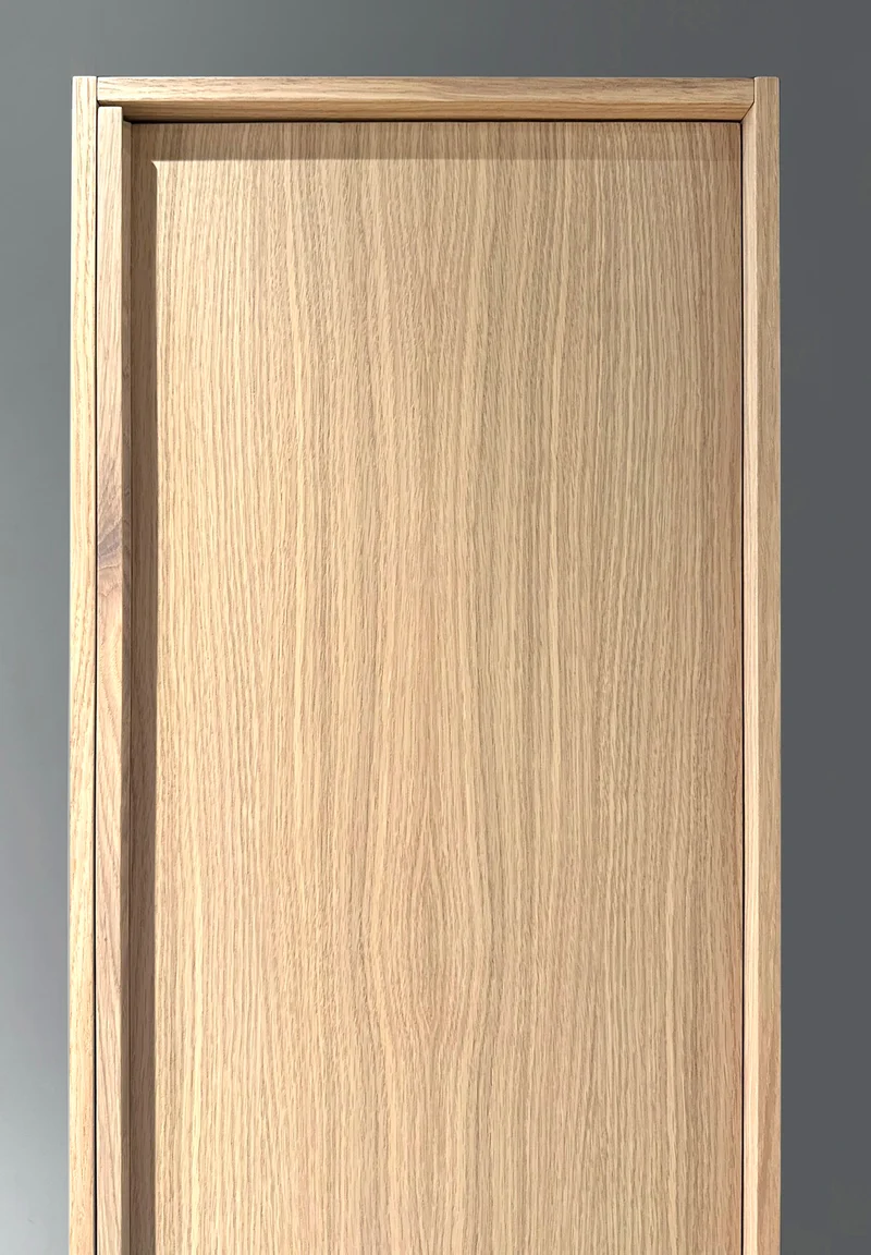 SanoBlu Riva badkamerkast 160x37,6x36,9cm echt eikenfineer naturel