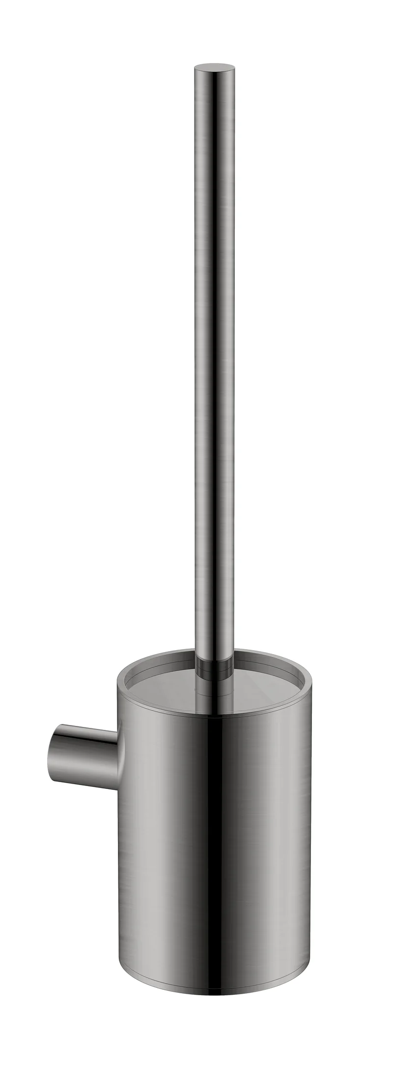 SanoBlu Neo wc-borstel met wandhouder geborsteld nikkel