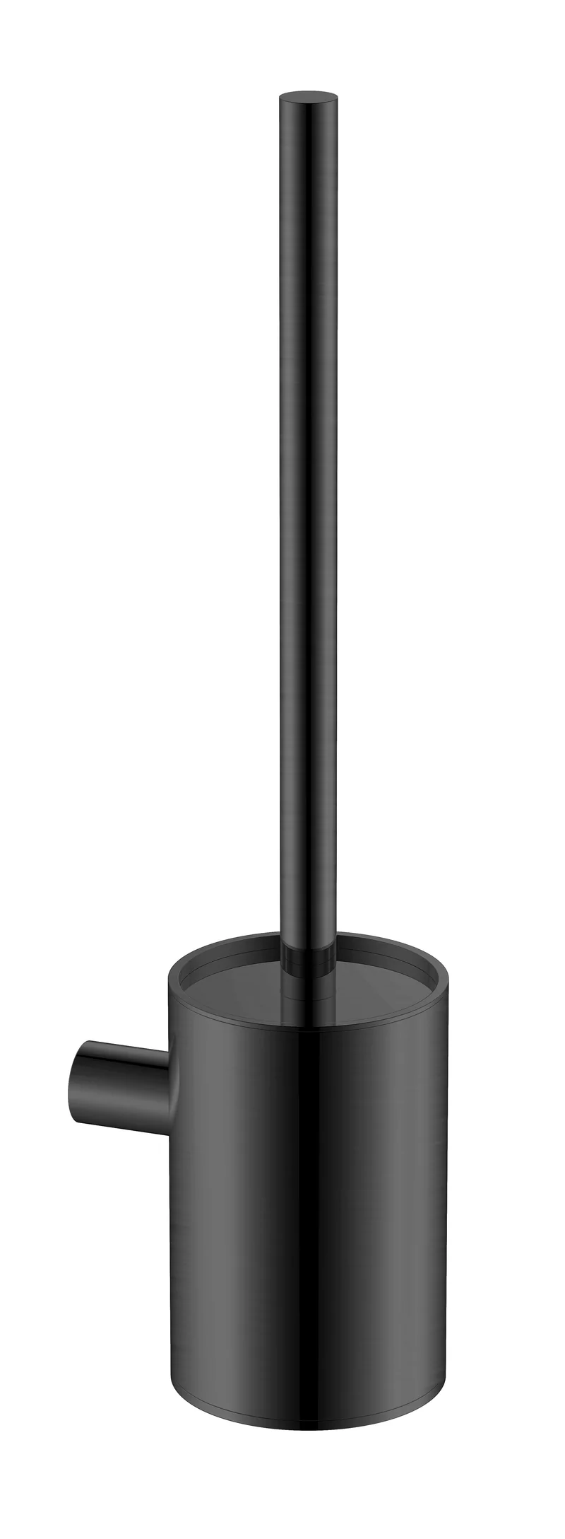 SanoBlu Neo wc-borstel met wandhouder black gun metal