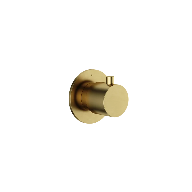 Hotbath Cobber CB7068EXT afbouwdeel inbouw stopkraan - Geborsteld Messing PVD