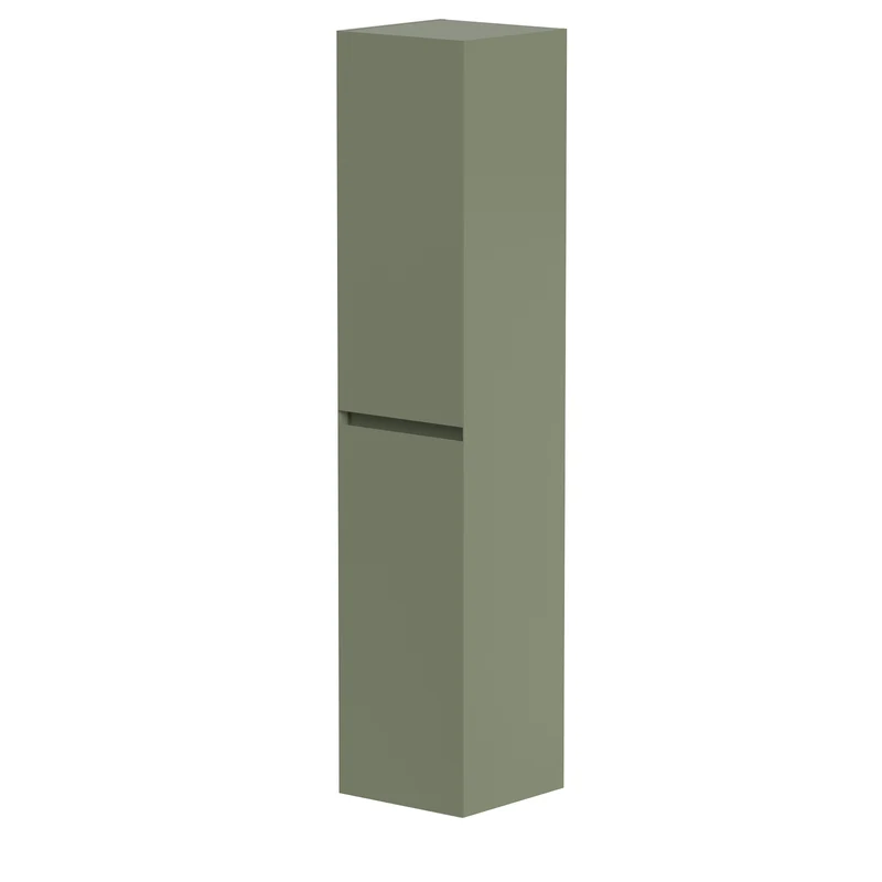 SanoBlu Pure badkamerkast 166x35x35cm savanne groen