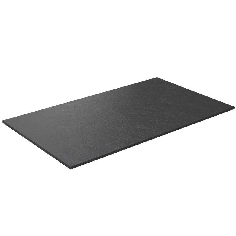 SanoBlu HPL wastafelblad 80 cm black lava