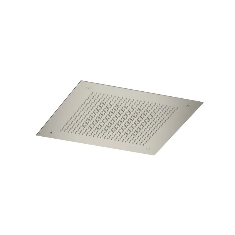Hotbath Ace AC148 inbouw hoofddouche velvet 38x38cm 2 functies - Geborsteld Nikkel