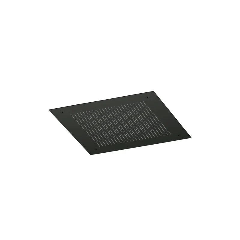 Hotbath Ace AC148 inbouw hoofddouche velvet 38x38cm 2 functies - Geborsteld Zwart PVD