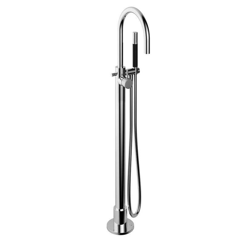 Hotbath Cobber X CX187EXT afbouwdeel voor vrijstaande badkraan - Chroom