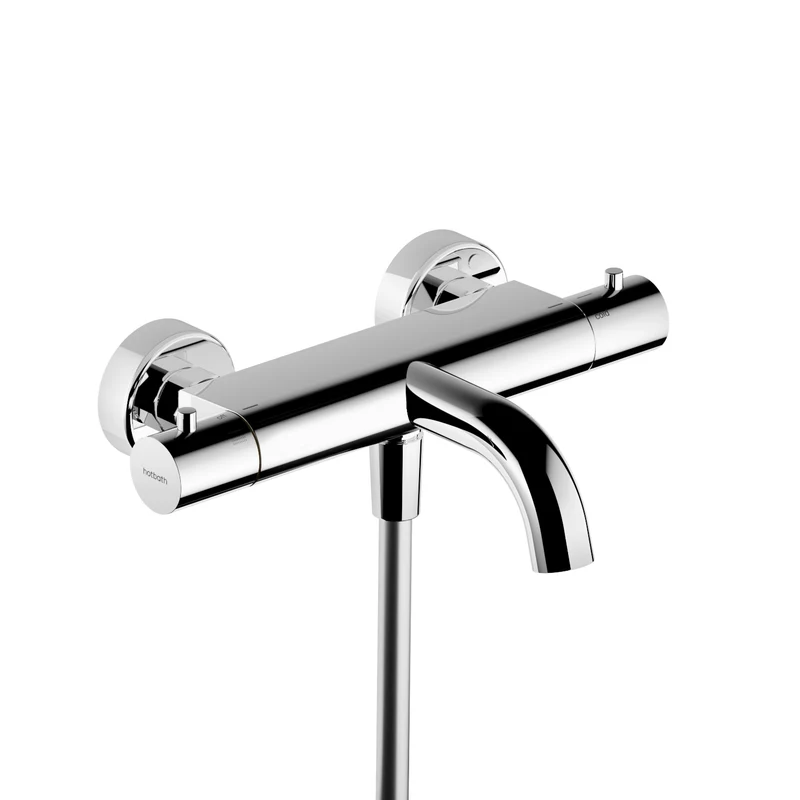 Hotbath Ace AC022 badthermostaat - Geborsteld Nikkel