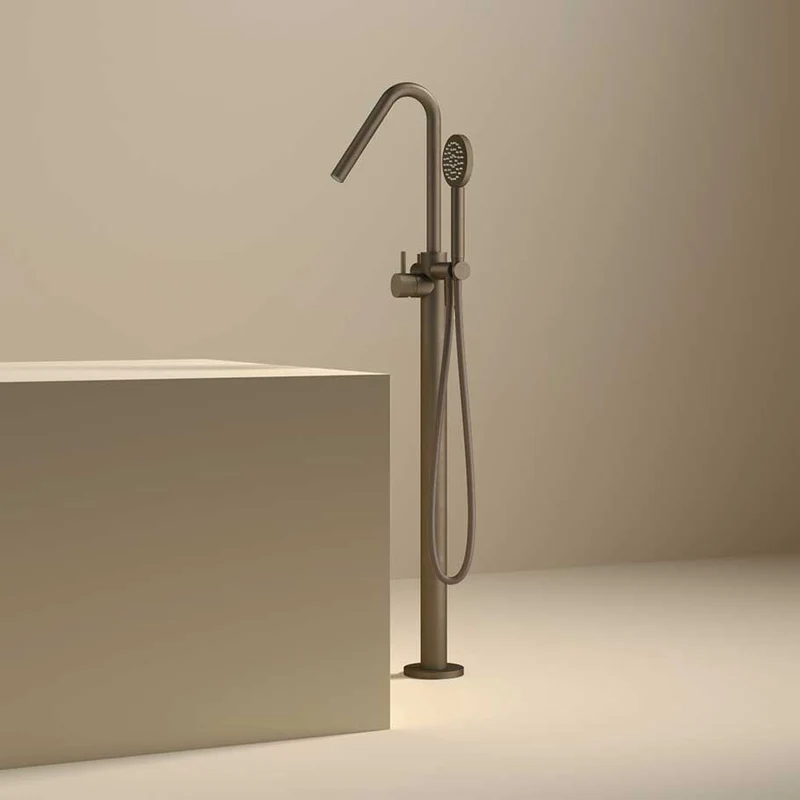 Hotbath Guy Diamond GY177DEXT afbouwdeel voor vrijstaande badmengkraan - Tuscan Bronze