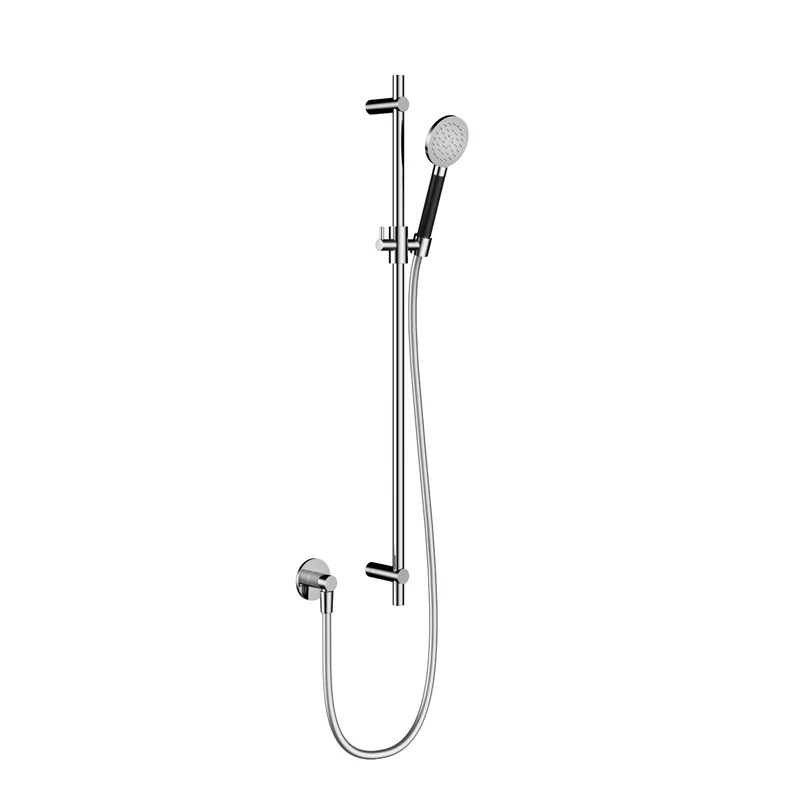 Hotbath Cobber M318 glijstangset 90cm ronde handdouche - Geborsteld Messing