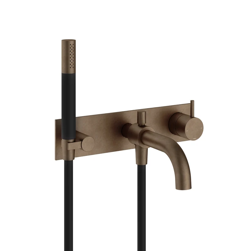 Hotbath Cobber CB127EXT afbouwdeel voor inbouw badmengkraan - Verouderd Messing