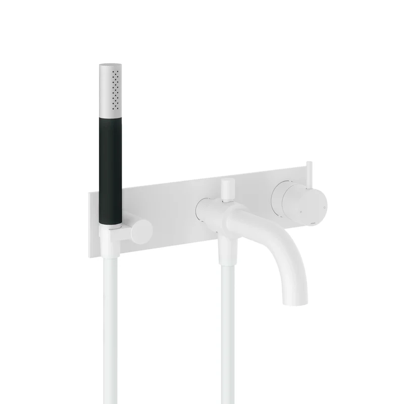 Hotbath Cobber CB127EXT afbouwdeel voor inbouw badmengkraan - Mat Wit
