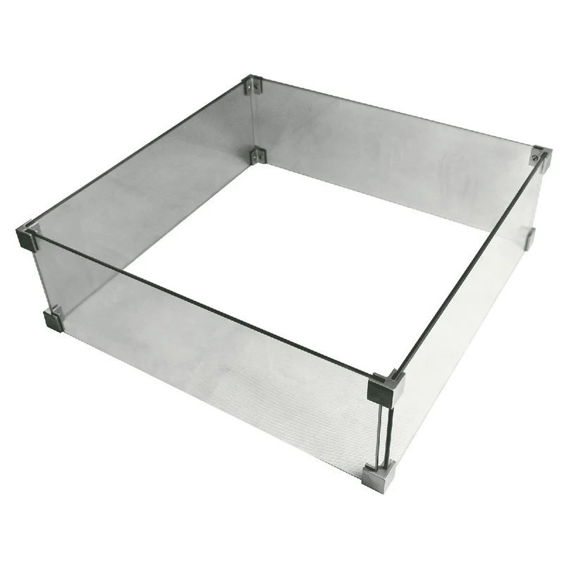 Elementi - brandwerend windscherm vierkant 45 cm