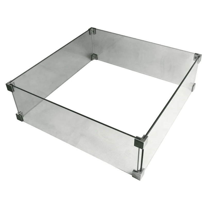 Elementi - brandwerend windscherm vierkant 56 cm