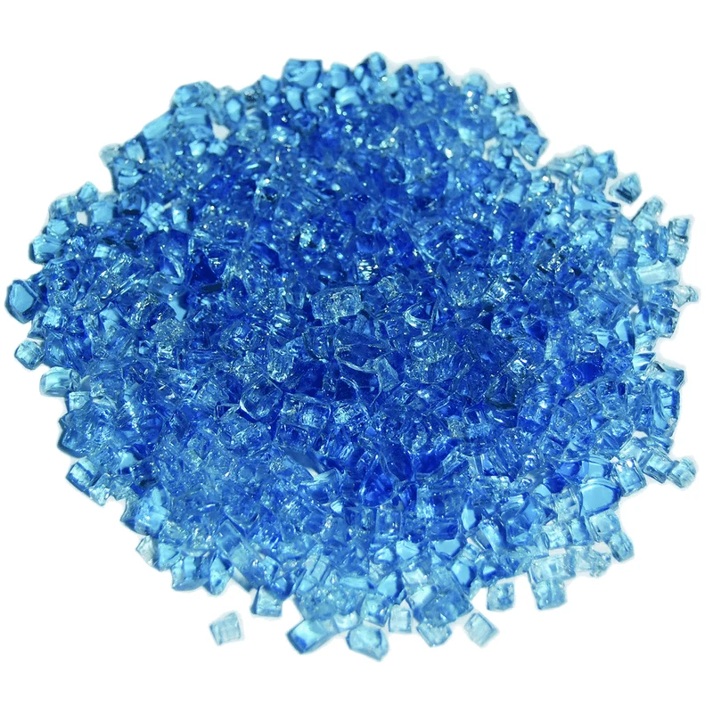 Elementi - gebroken glas blauw 10 kg